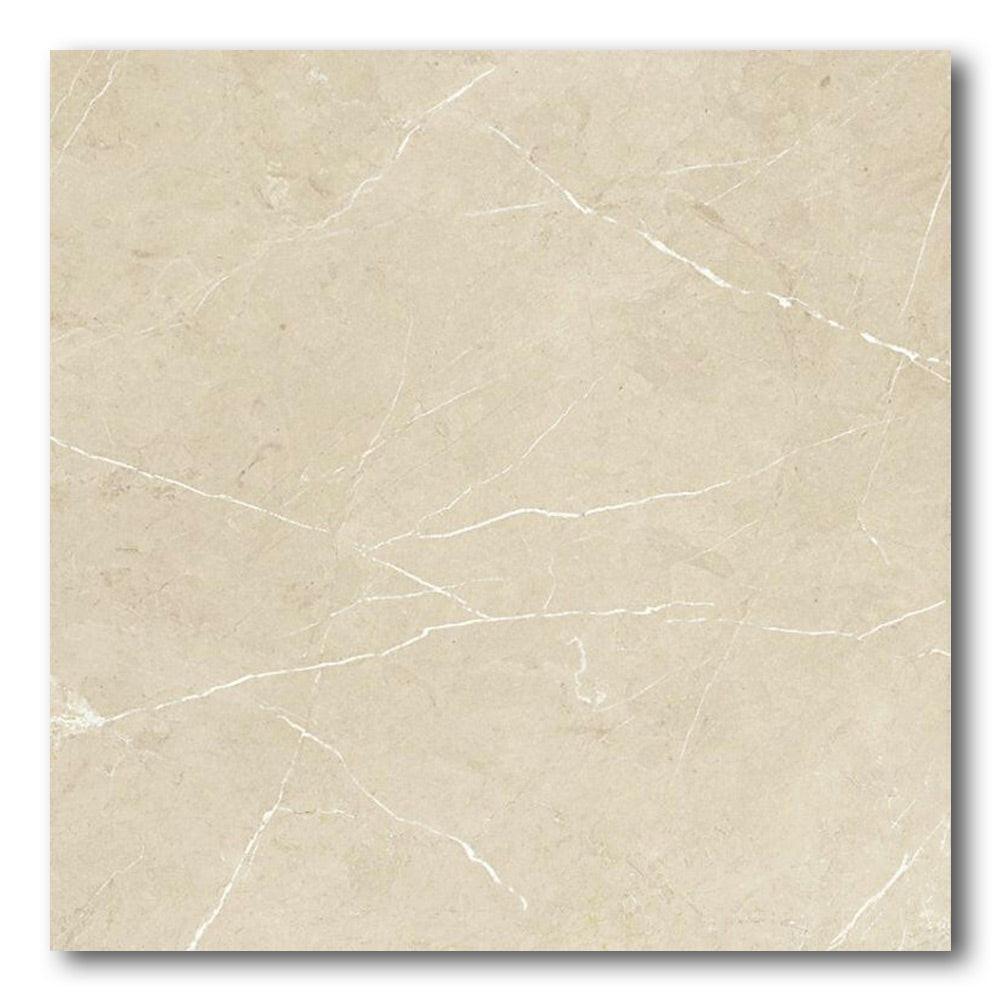 24x24 Pluvessa Cream Matte Marble Look Porcelain Tile 24x24 Pluvessa Cream Matte Marble Look Porcelain Tile - American Tile Depot