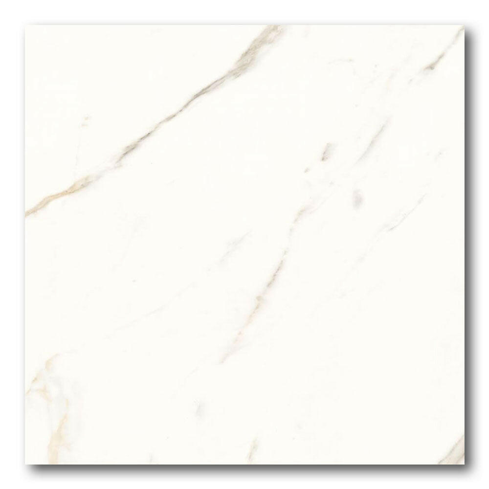 24x24 Prevara Calacatta White Soft Matte Marble Look Porcelain Tile 24x24 Prevara Calacatta White Soft Matte Marble Look Porcelain Tile - American Tile Depot