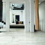 24x24 Solviera Calacatta Gold Matte Marble Look Porcelain Tile 24x24 Solviera Calacatta Gold Matte Marble Look Porcelain Tile - American Tile Depot