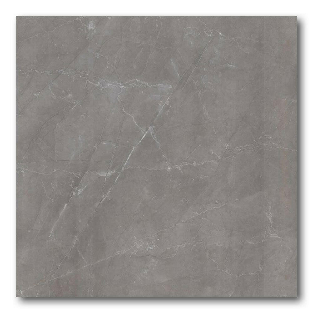 24x24 Solvira Gris Polished Marble Look Porcelain Tile 24x24 Solvira Gris Polished Marble Look Porcelain Tile - American Tile Depot
