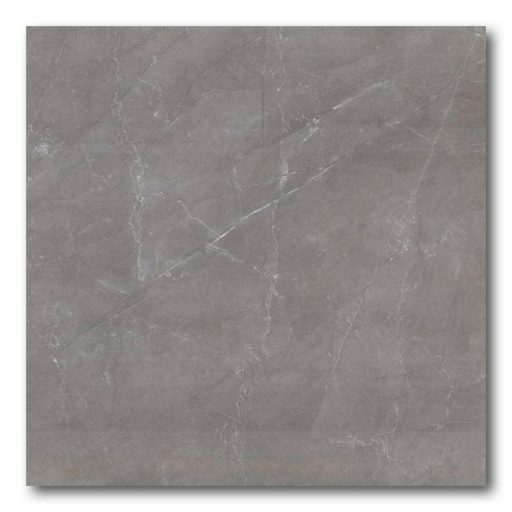 24x24 Solvira Gris Polished Marble Look Porcelain Tile 24x24 Solvira Gris Polished Marble Look Porcelain Tile - American Tile Depot