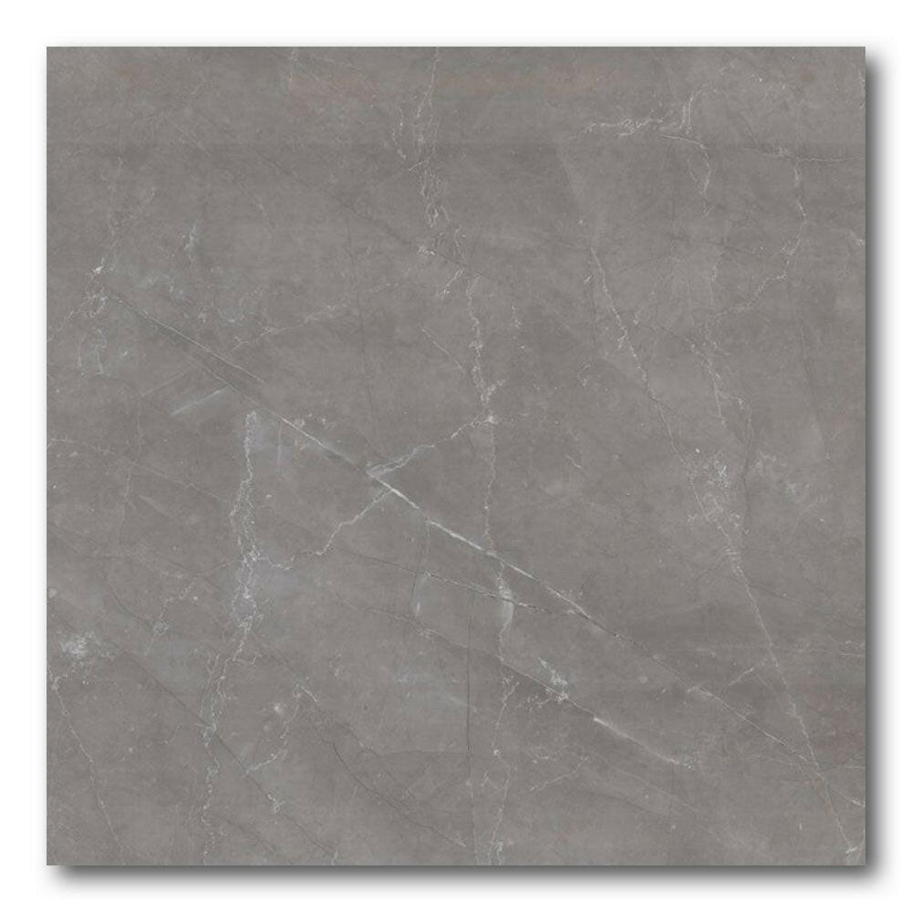 24x24 Solvira Gris Polished Marble Look Porcelain Tile 24x24 Solvira Gris Polished Marble Look Porcelain Tile - American Tile Depot