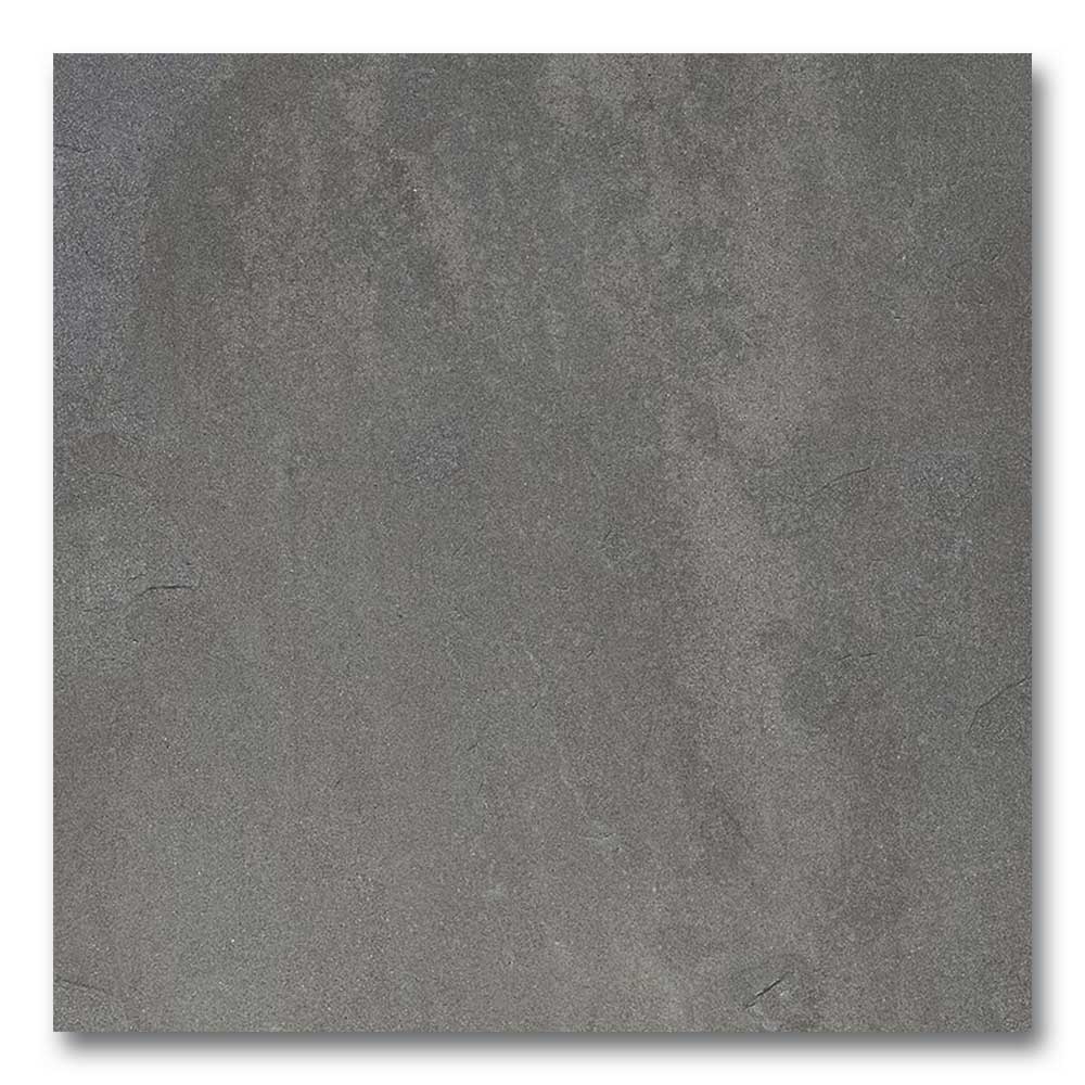 24x24 Stone Dark Grey Matte Stone Look Porcelain Paver