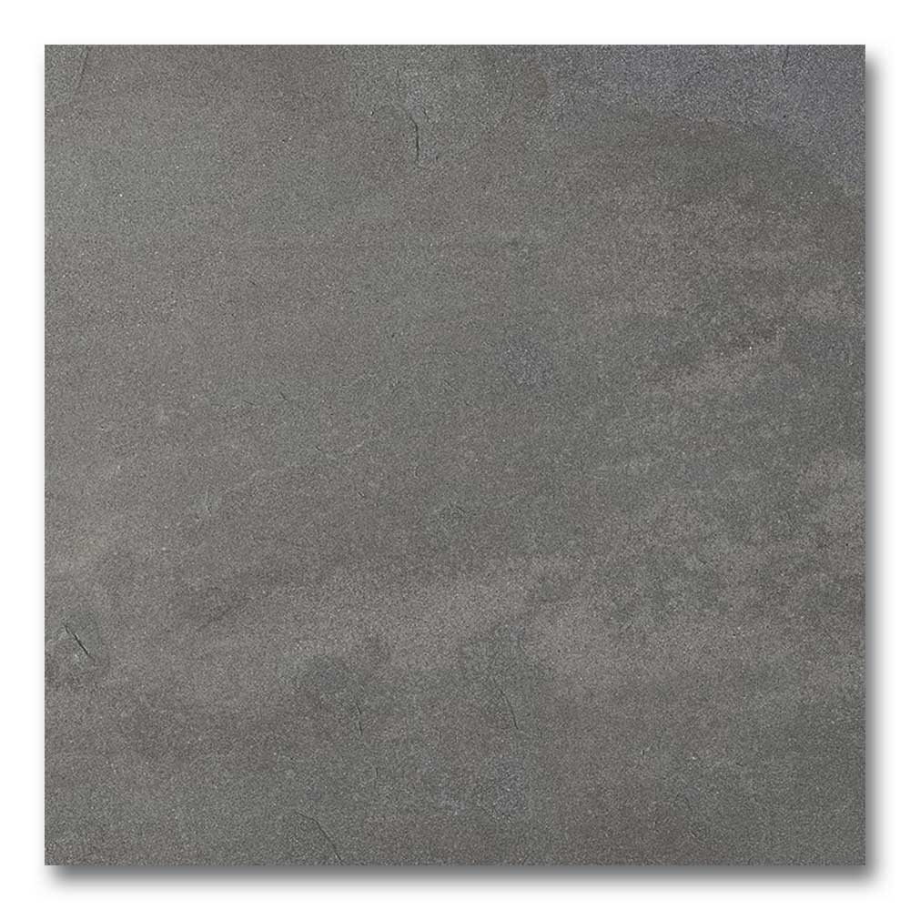 24x24 Stone Dark Grey Matte Stone Look Porcelain Paver