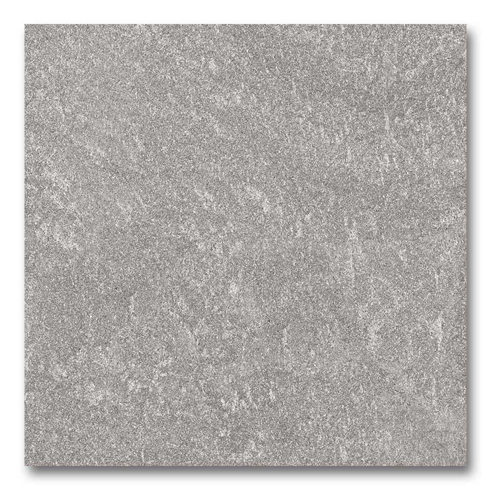 24x24 Stone Light Grey Matte Stone Look Porcelain Paver