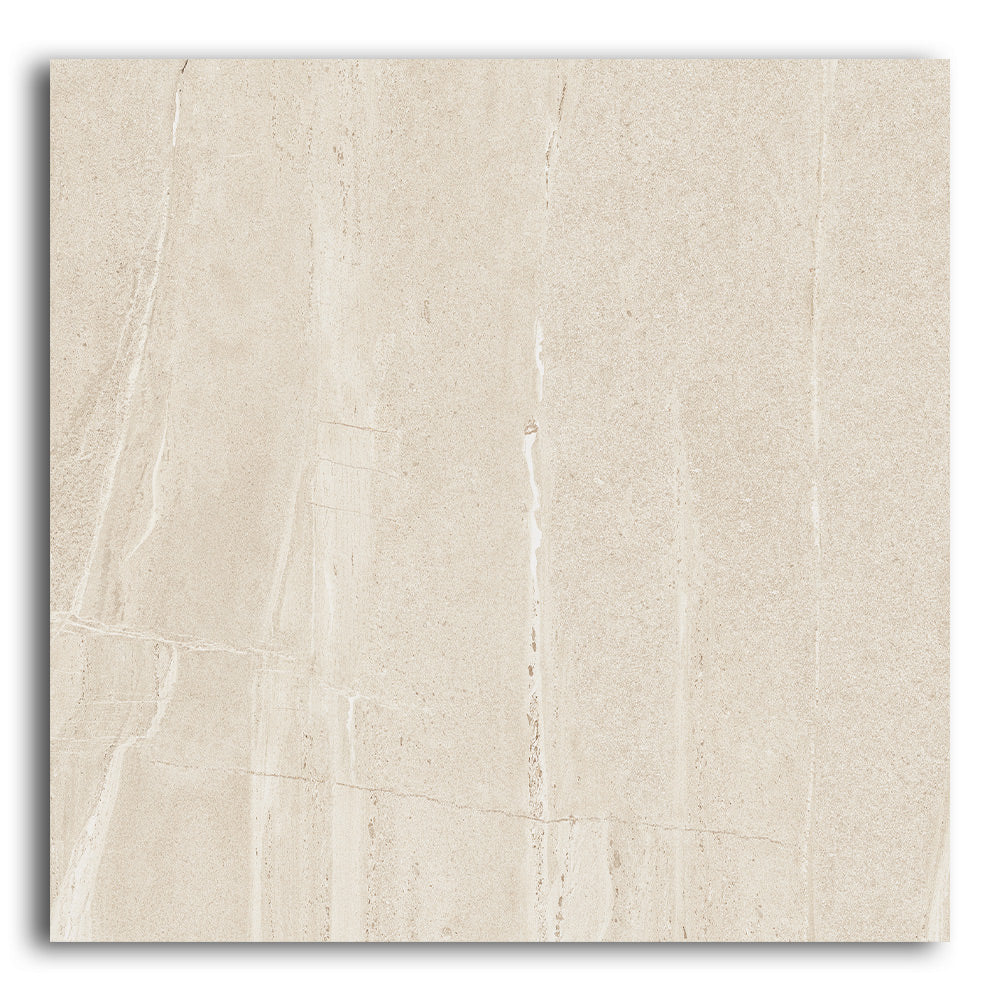 24x24 Trex Ivory Natural Stone Look Porcelain Tile