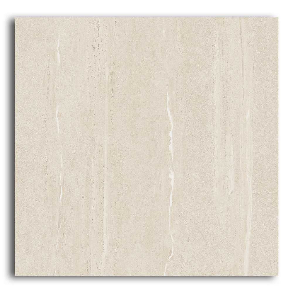 24x24 Trex Ivory Natural Stone Look Porcelain Tile