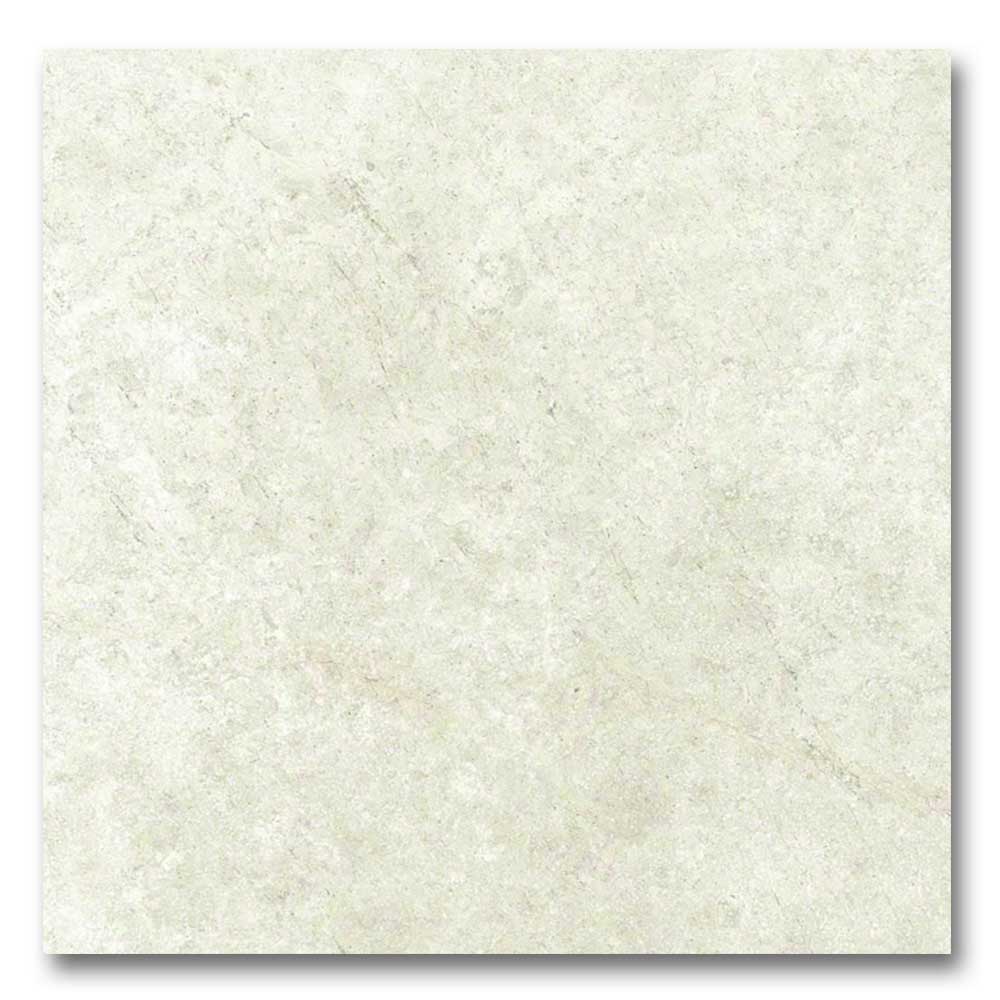 24x24 True Warm White Matte Stone Look Porcelain Paver