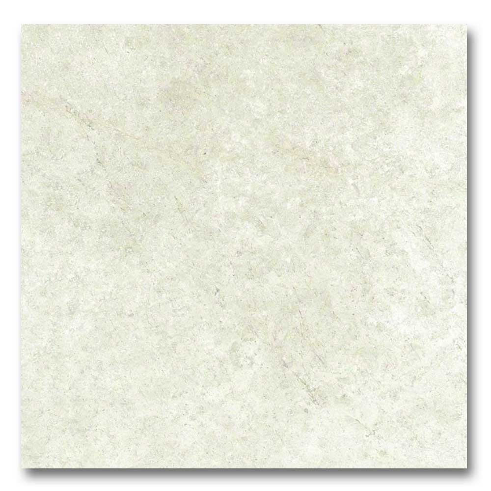 24x24 True Warm White Matte Stone Look Porcelain Paver