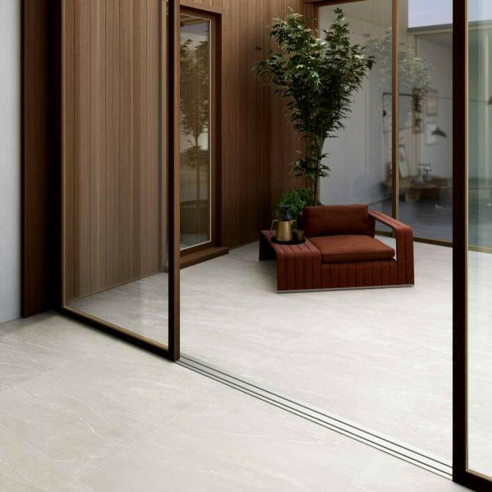 24x24 Urbion Light Matte Limestone Look Porcelain Tile 24x24 Urbion Light Matte Limestone Look Porcelain Tile - American Tile Depot