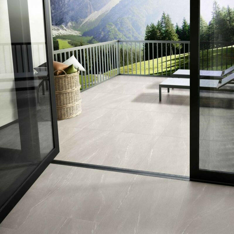 24x24 Urbion Pearl Matte Limestone Look Porcelain Tile 24x24 Urbion Pearl Matte Limestone Look Porcelain Tile - American Tile Depot