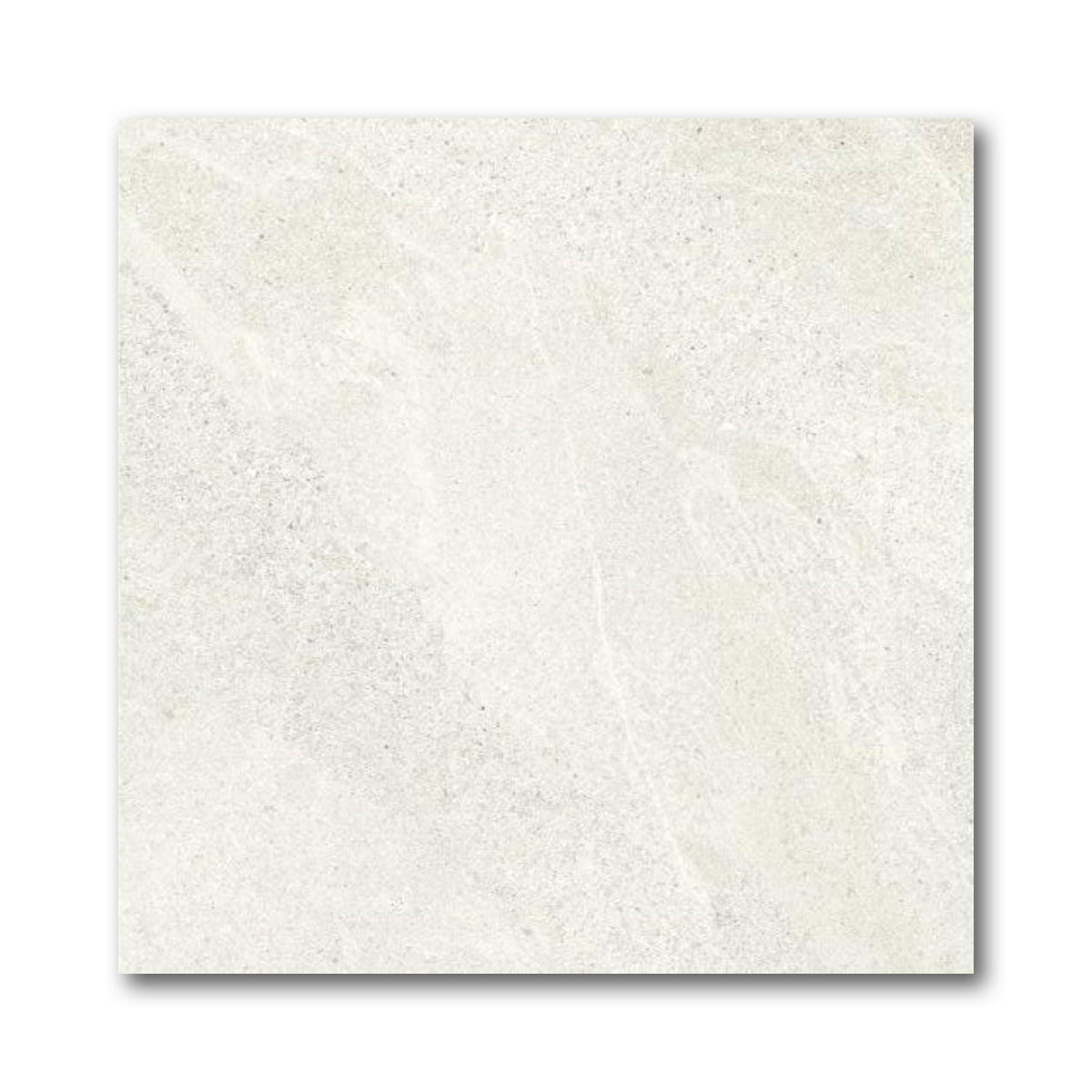 24x24 Urvella Snow Matte Limestone Look Porcelain Tile