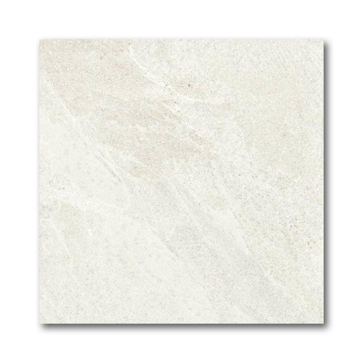 24x24 Urvella Snow Matte Limestone Look Porcelain Tile - American Tile Depot