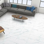 24x24 Veno Carrara Marble Look Polished Porcelain Tile 24x24 Veno Carrara Marble Look Polished Porcelain Tile - American Tile Depot