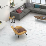 24x24 Veno Carrara Marble Look Polished Porcelain Tile 24x24 Veno Carrara Marble Look Polished Porcelain Tile - American Tile Depot