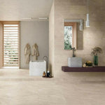 24x24 Tune Desert Matte Limestone Look Porcelain Tile-American Tile Depot