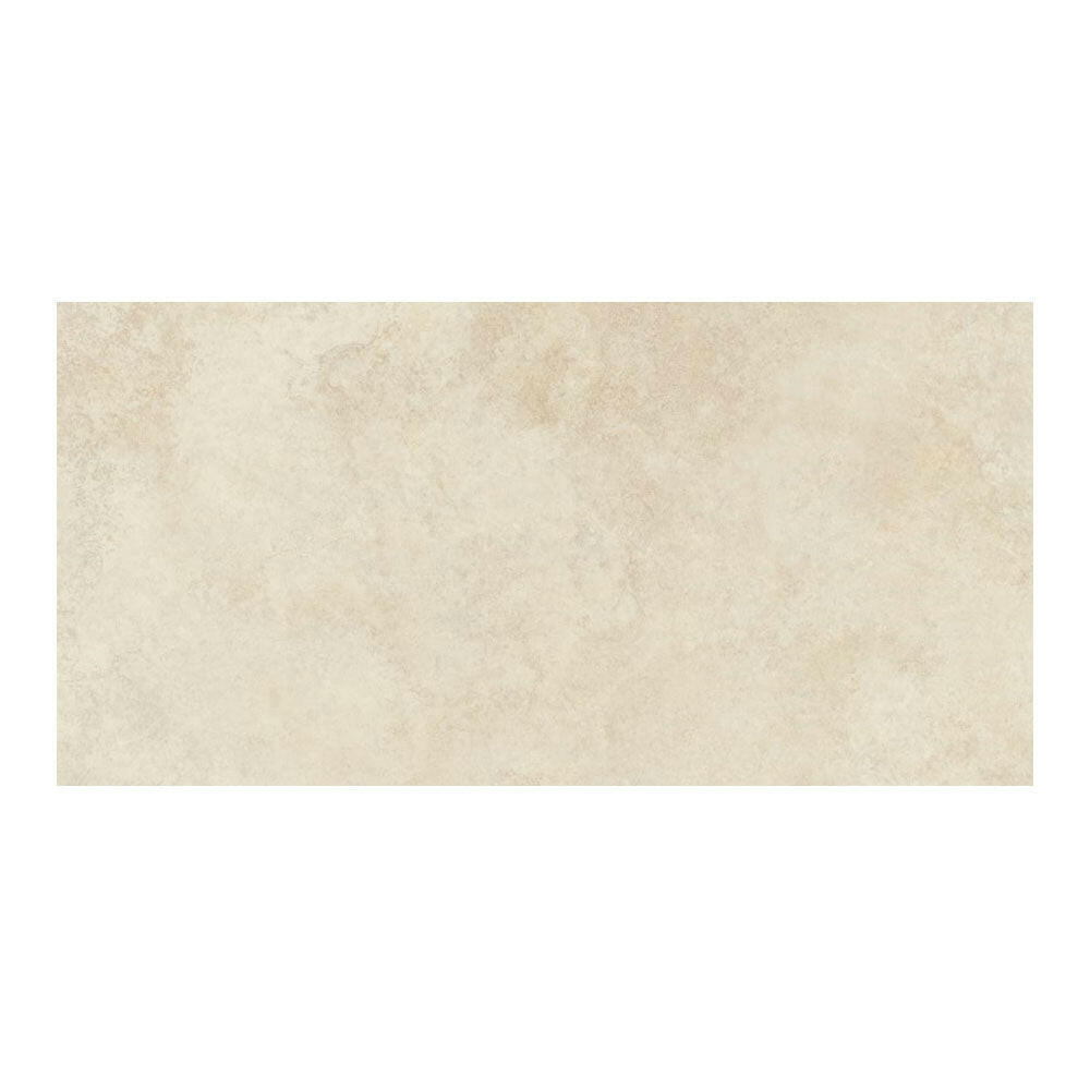 24x48 Zenvora Ivory Matte Limestone Look Porcelain Tile