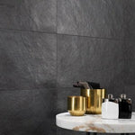 24x48 Aurelian Torrento Dark Slate Look Matte Porcelain Tile 24x48 Aurelian Torrento Dark Slate Look Matte Porcelain Tile - American Tile Depot