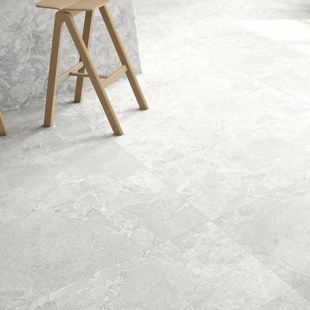 24x48 Avelia Blanco Stone Look Matte Porcelain Tile 24x48 Avelia Blanco Stone Look Matte Porcelain Tile - American Tile Depot