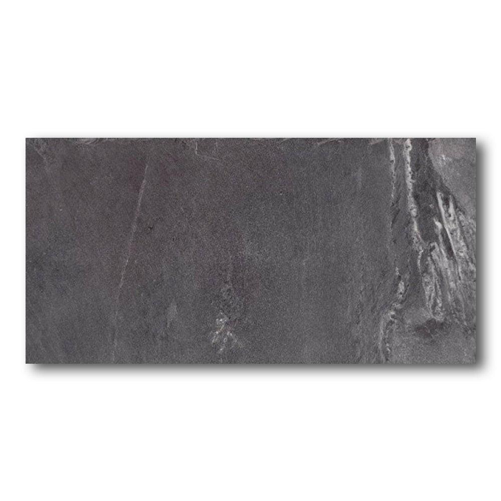 24x48 Azurith Night Matte Limestone Look Marble Laminated Porcelain Tile 24x48 Azurith Night Matte Limestone Look Marble Laminated Porcelain Tile - American Tile Depot