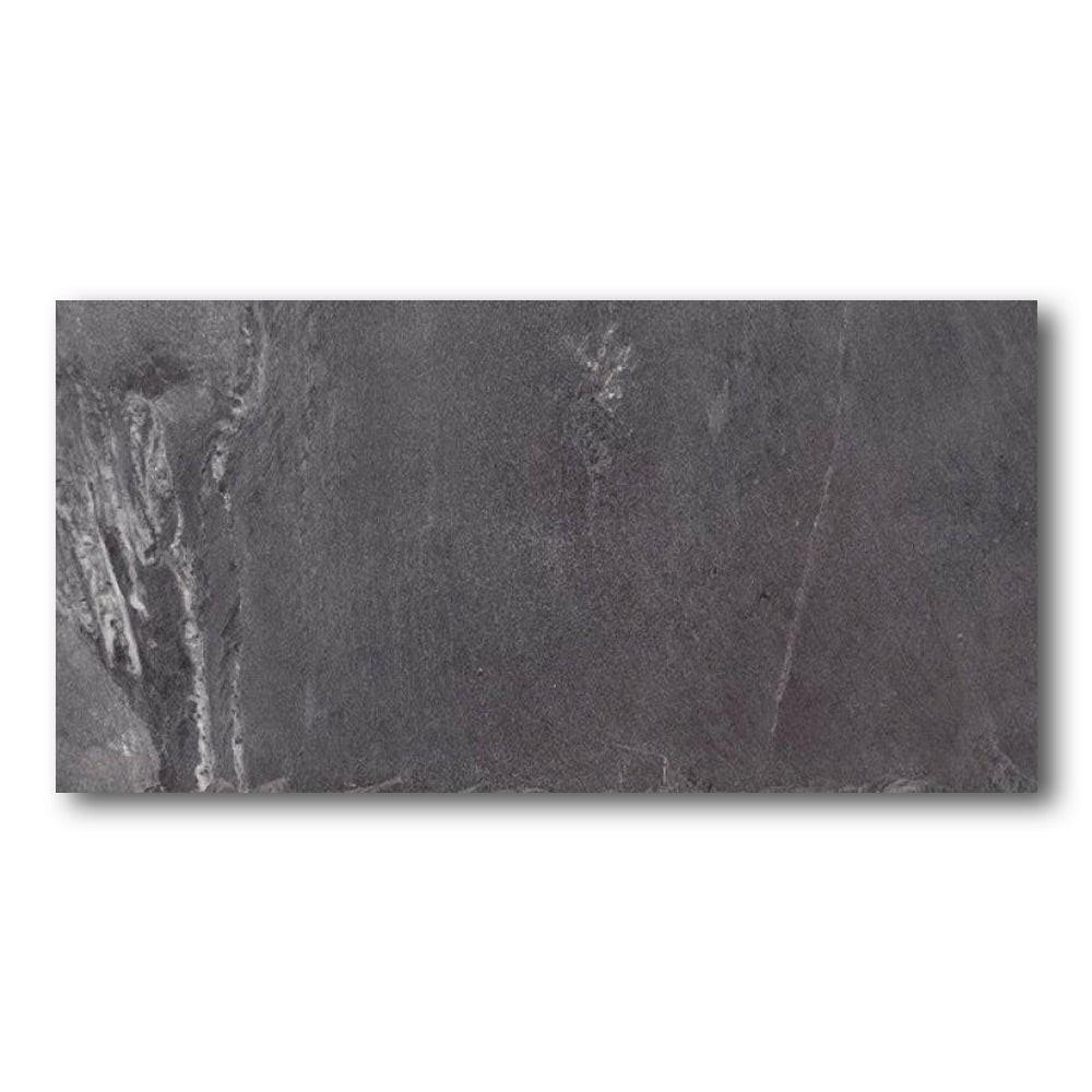 24x48 Azurith Night Matte Limestone Look Marble Laminated Porcelain Tile 24x48 Azurith Night Matte Limestone Look Marble Laminated Porcelain Tile - American Tile Depot