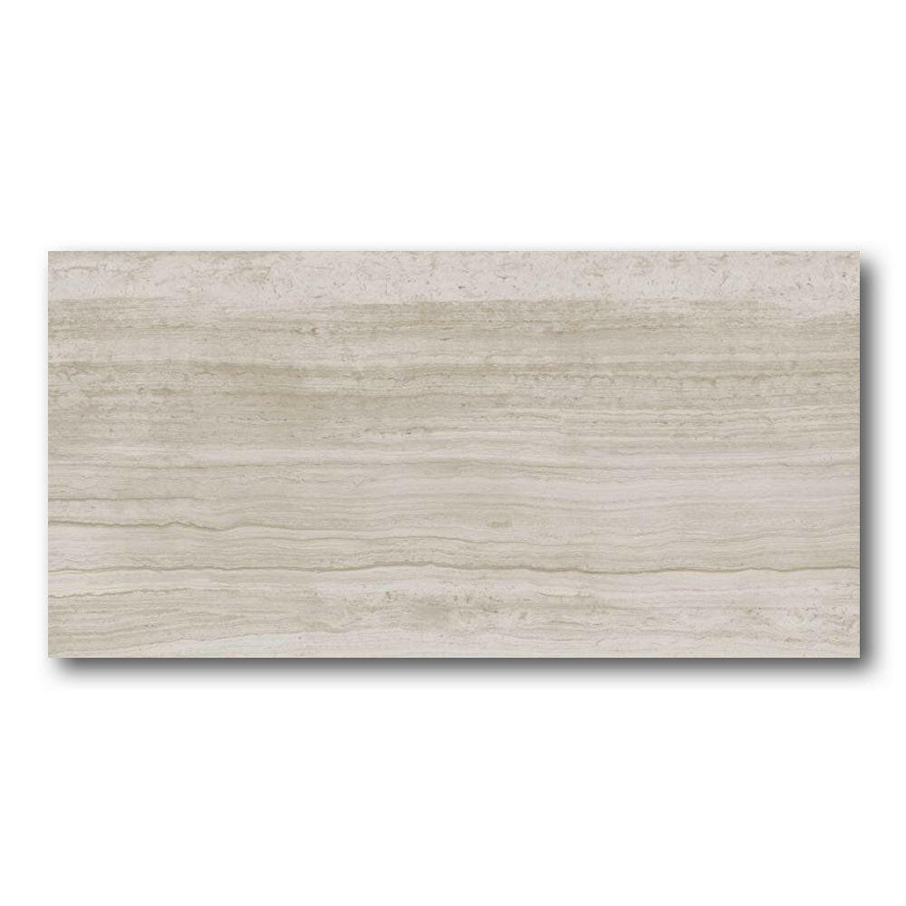 24x48 Teknova Stonewood R+ptv Matte Travertine Look Porcelain Tile