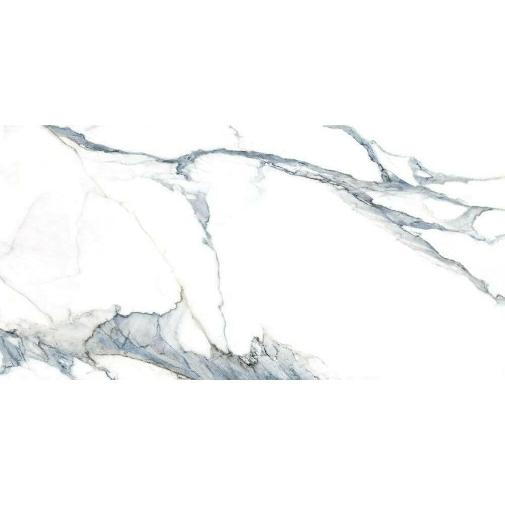 24x48 Calacatta Lorvex Acqua Polished Marble Look Porcelain Tile 24x48 Calacatta Lorvex Acqua Polished Marble Look Porcelain Tile - American Tile Depot