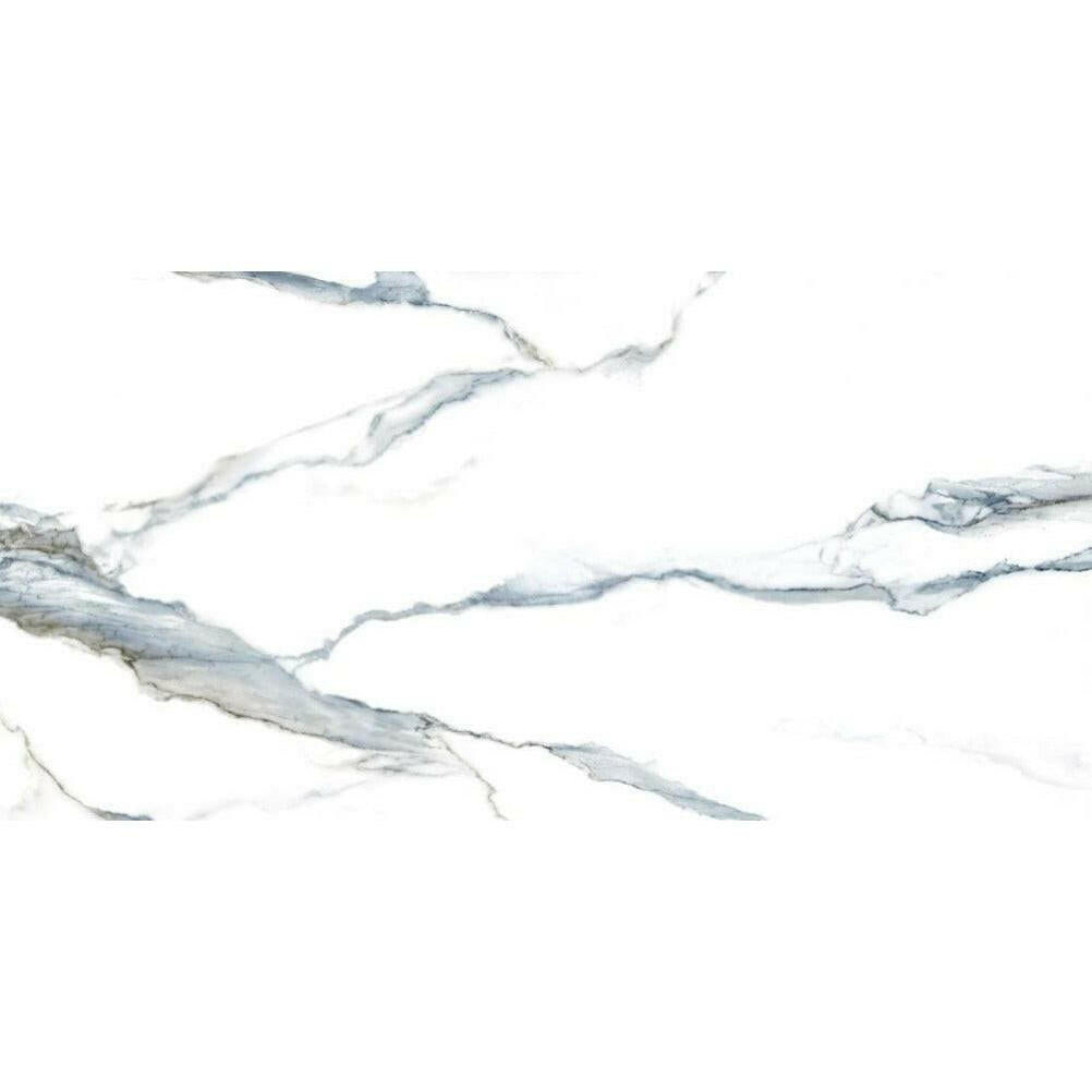24x48 Calacatta Lorvex Acqua Polished Marble Look Porcelain Tile 24x48 Calacatta Lorvex Acqua Polished Marble Look Porcelain Tile - American Tile Depot