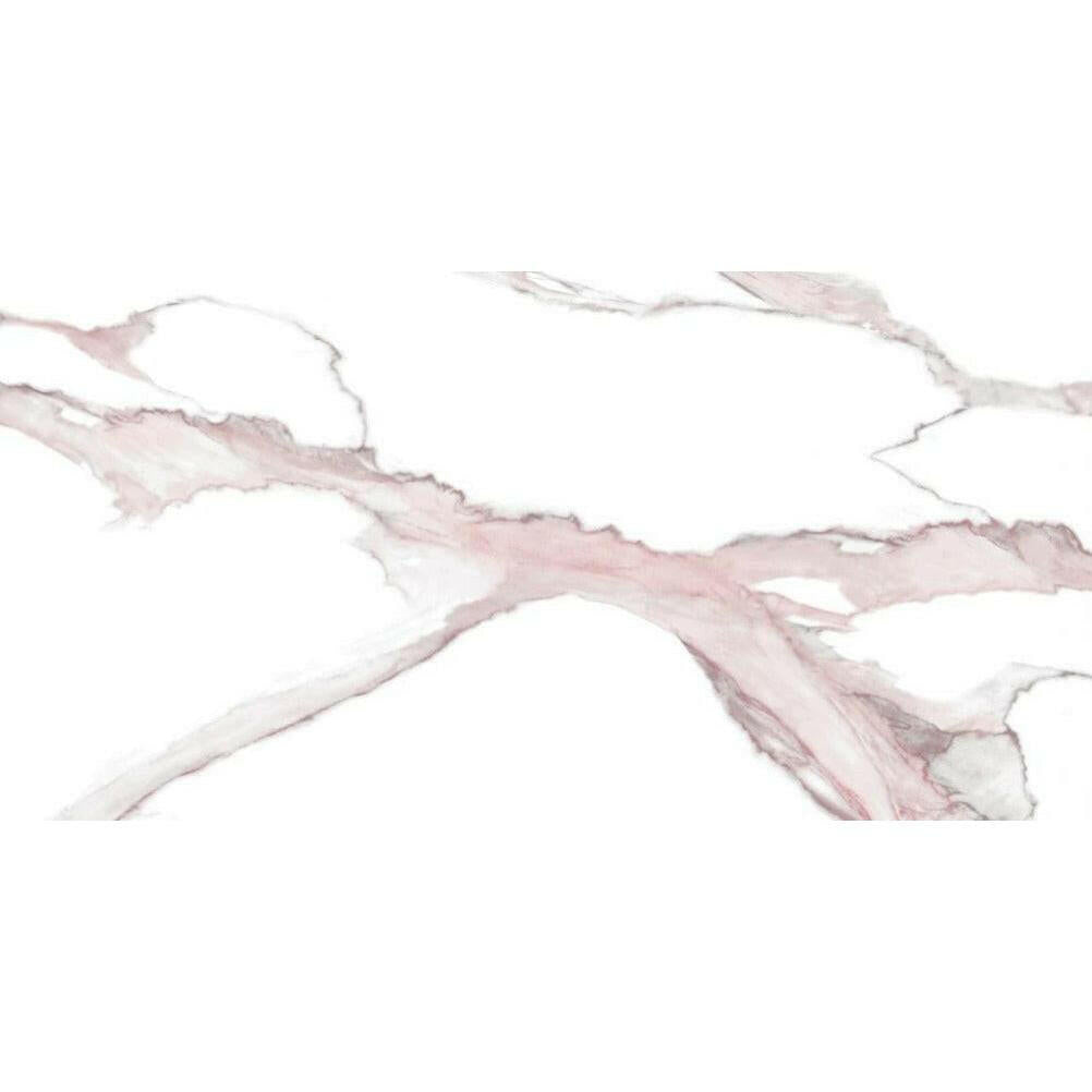 24x48 Calacatta Lorvex Pink Polished Marble Look Porcelain Tile 24x48 Calacatta Lorvex Pink Polished Marble Look Porcelain Tile - American Tile Depot