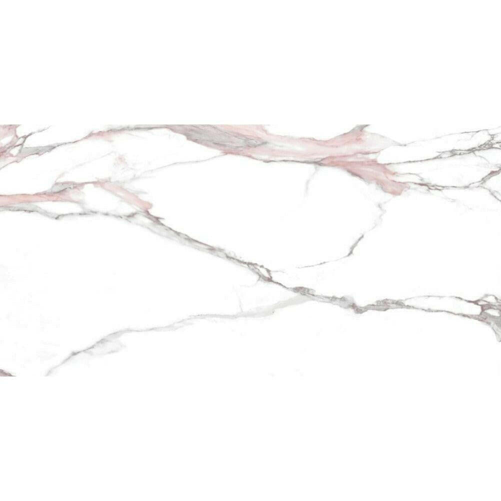 24x48 Calacatta Lorvex Pink Polished Marble Look Porcelain Tile 24x48 Calacatta Lorvex Pink Polished Marble Look Porcelain Tile - American Tile Depot