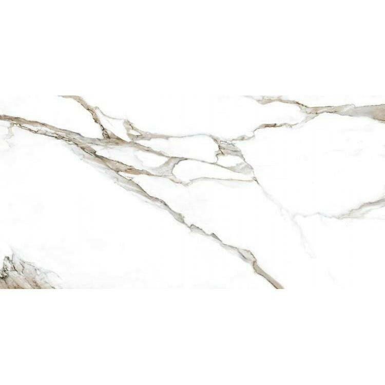 24x48 Calacatta Lorvex Topo Polished Marble Look Porcelain Tile 24x48 Calacatta Lorvex Topo Polished Marble Look Porcelain Tile - American Tile Depot