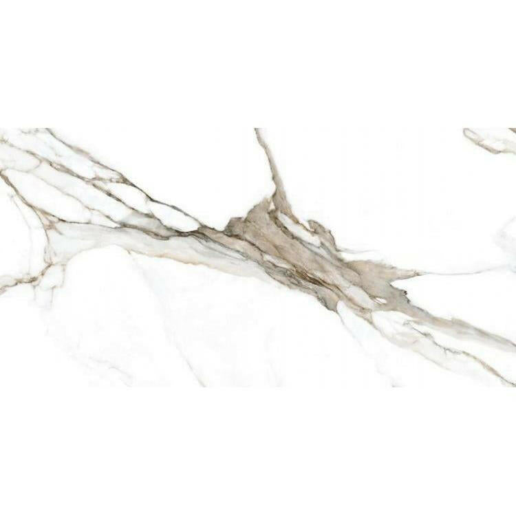 24x48 Calacatta Lorvex Topo Polished Marble Look Porcelain Tile 24x48 Calacatta Lorvex Topo Polished Marble Look Porcelain Tile - American Tile Depot