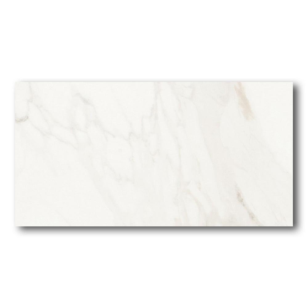 24x48 Calacatta Trevira Marble Laminated Porcelain Tile 24x48 Calacatta Trevira Marble Laminated Porcelain Tile - American Tile Depot