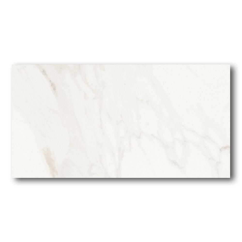 24x48 Calacatta Trevira Marble Laminated Porcelain Tile 24x48 Calacatta Trevira Marble Laminated Porcelain Tile - American Tile Depot