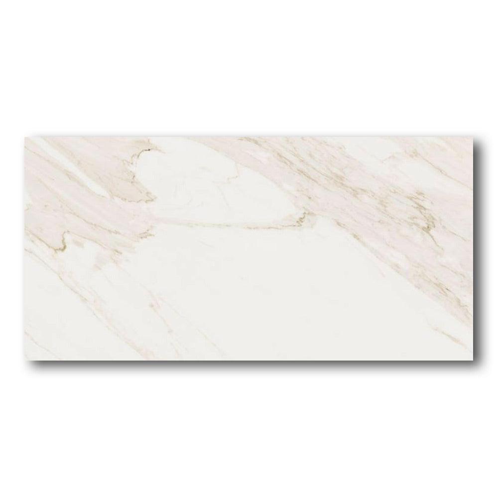 24x48 Calvora Calacatta Matte Marble Look Porcelain Tile 24x48 Calvora Calacatta Matte Marble Look Porcelain Tile - American Tile Depot