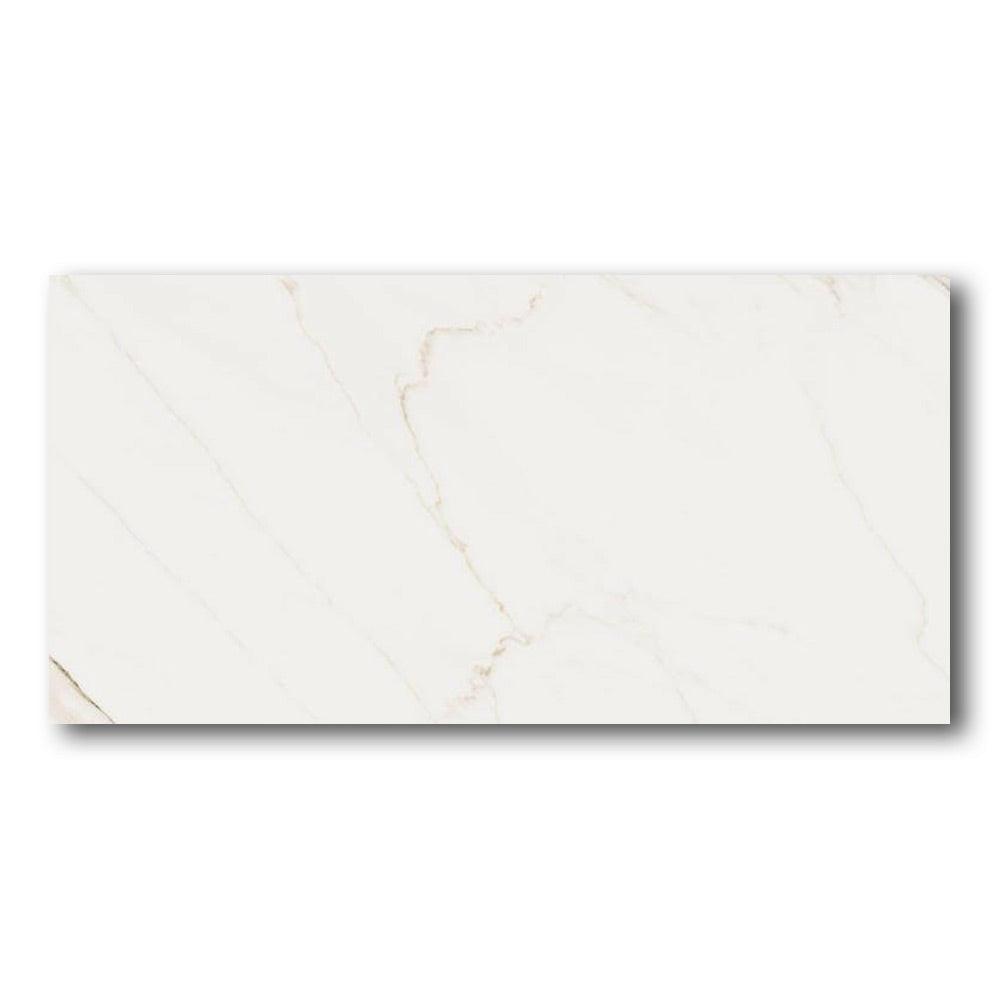 24x48 Calvora Calacatta Matte Marble Look Porcelain Tile 24x48 Calvora Calacatta Matte Marble Look Porcelain Tile - American Tile Depot