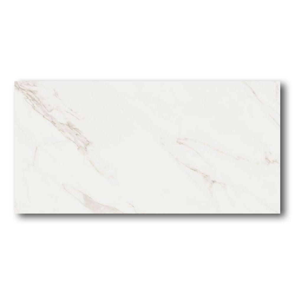24x48 Calvora Calacatta Matte Marble Look Porcelain Tile 24x48 Calvora Calacatta Matte Marble Look Porcelain Tile - American Tile Depot