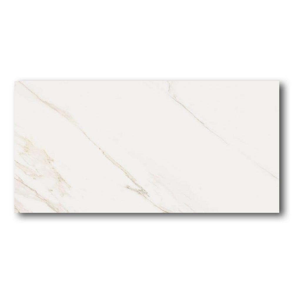 24x48 Calvora Calacatta Matte Marble Look Porcelain Tile 24x48 Calvora Calacatta Matte Marble Look Porcelain Tile - American Tile Depot