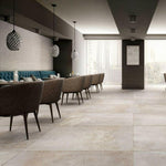 24x48 Chemira Bianco Chemiraro Matte Concrete Look Porcelain Tile 24x48 Chemira Bianco Chemiraro Matte Concrete Look Porcelain Tile - American Tile Depot