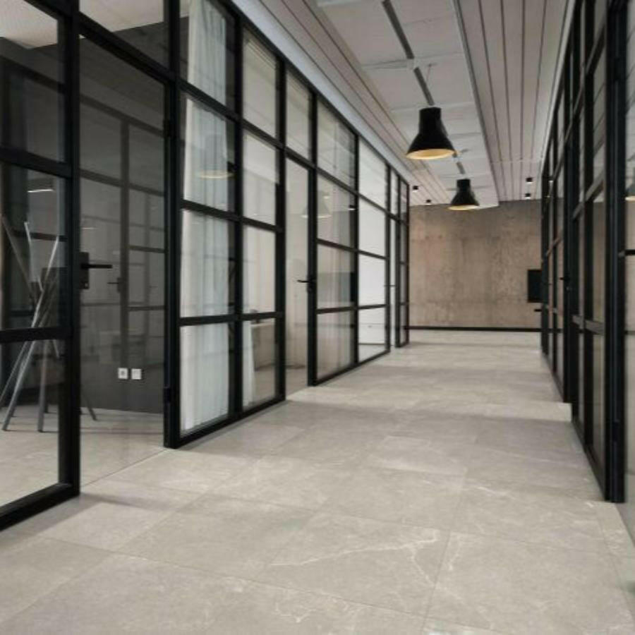 24x48 Chronara Greige Nat Matte Limestone Look Porcelain Tile 24x48 Chronara Greige Nat Matte Limestone Look Porcelain Tile - American Tile Depot