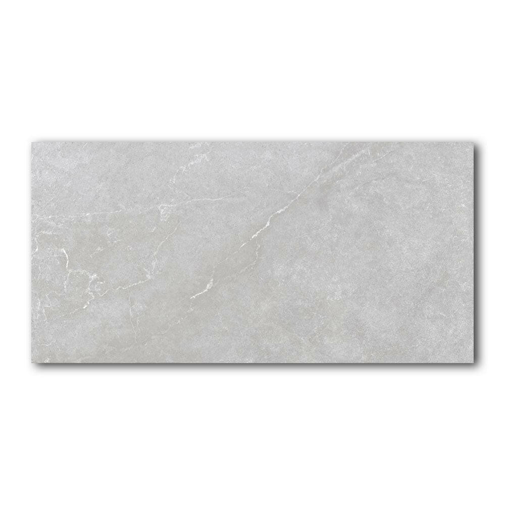24x48 Chronara Grigio Nat Matte Limestone Look Porcelain Tile 24x48 Chronara Grigio Nat Matte Limestone Look Porcelain Tile - American Tile Depot