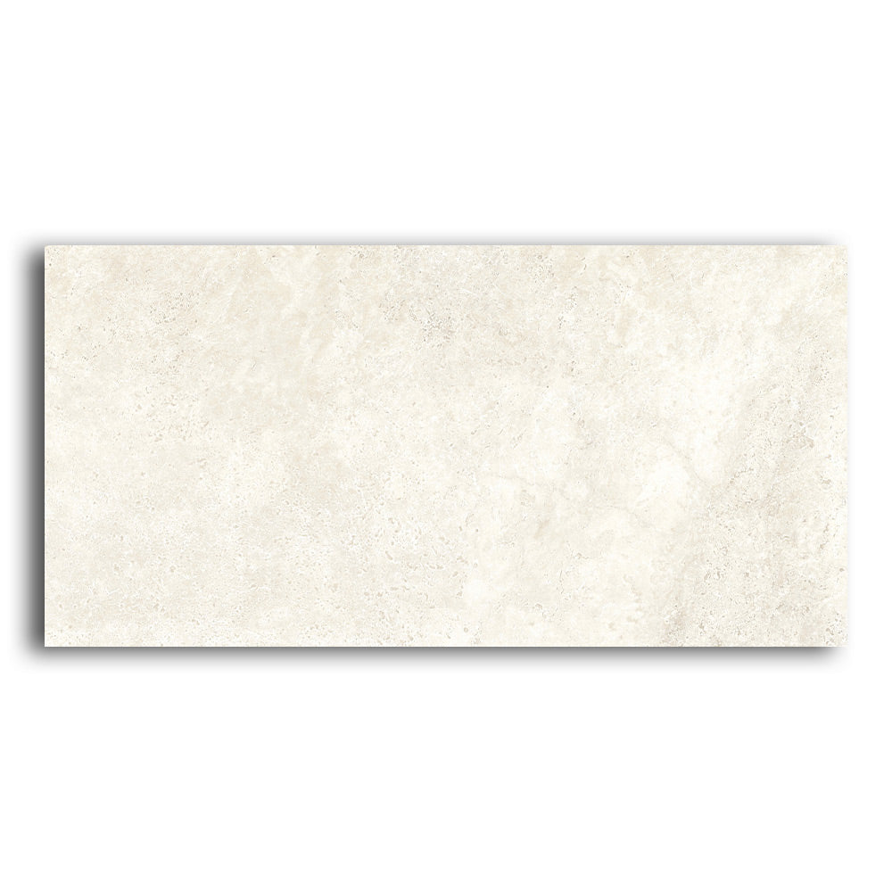 24x48 Dea Ivory Natural Travertine Look Porcelain Tile