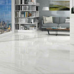 24x48 Decoria Calacatta Gold Polished Marble Look Porcelain Tile 24x48 Decoria Calacatta Gold Polished Marble Look Porcelain Tile - American Tile Depot