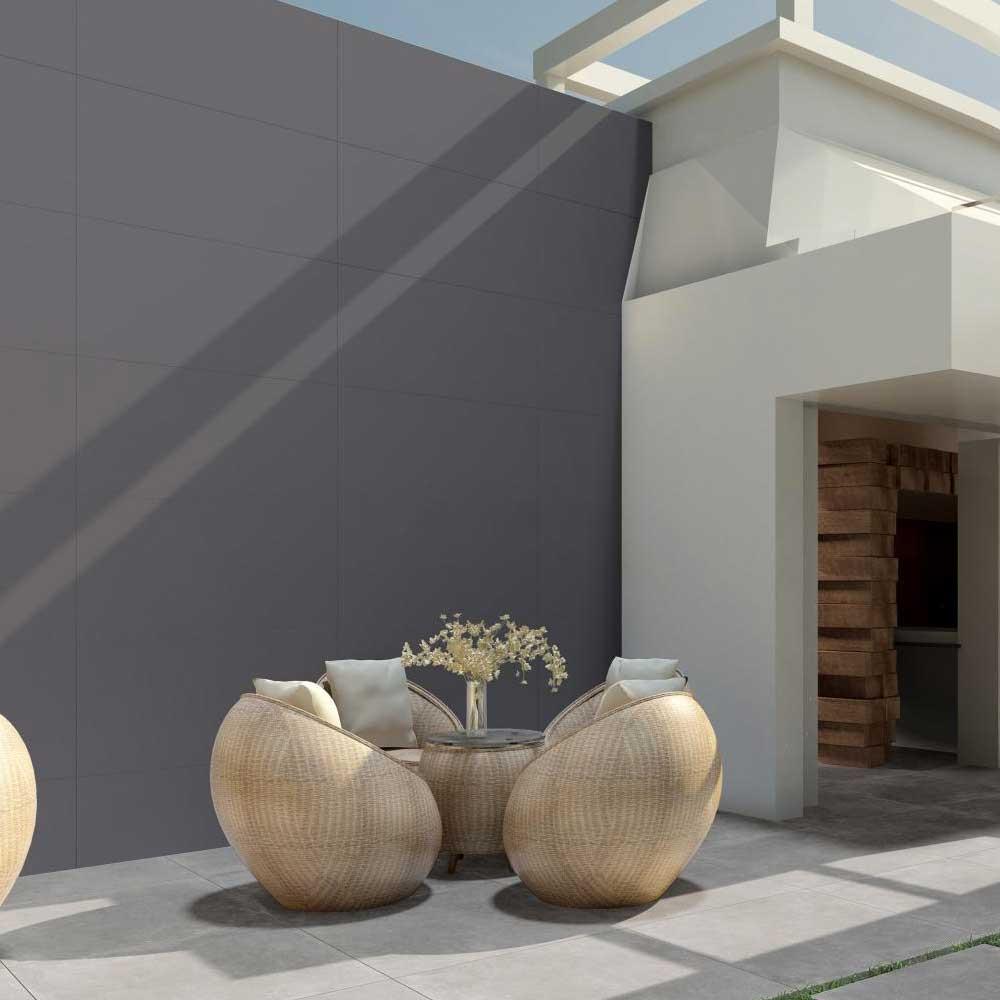 24x48 Essenza Grigio Matte Solid Color Porcelain Tile 24x48 Essenza Grigio Matte Solid Color Porcelain Tile - American Tile Depot