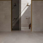 24x48 Fundamenta Ash Matte Concrete Look Porcelain Tile - American Tile Depot