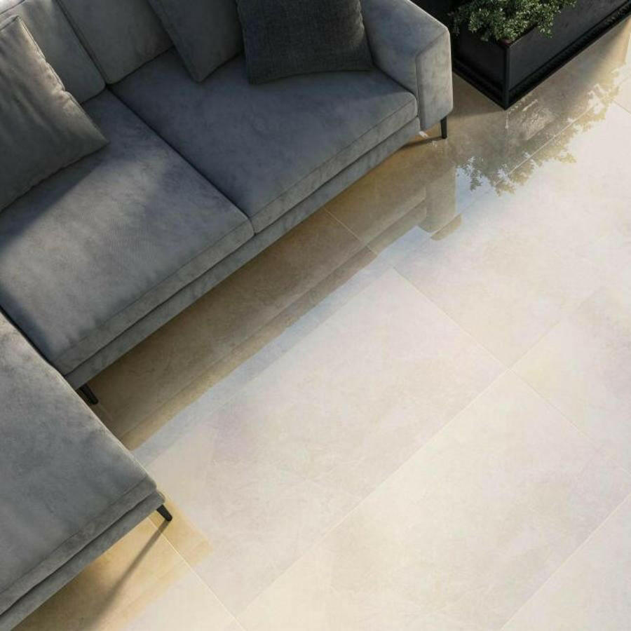 24x48 Glavira Prime Light Grey Matte Marble Look Porcelain Tile 24x48 Glavira Prime Light Grey Matte Marble Look Porcelain Tile - American Tile Depot