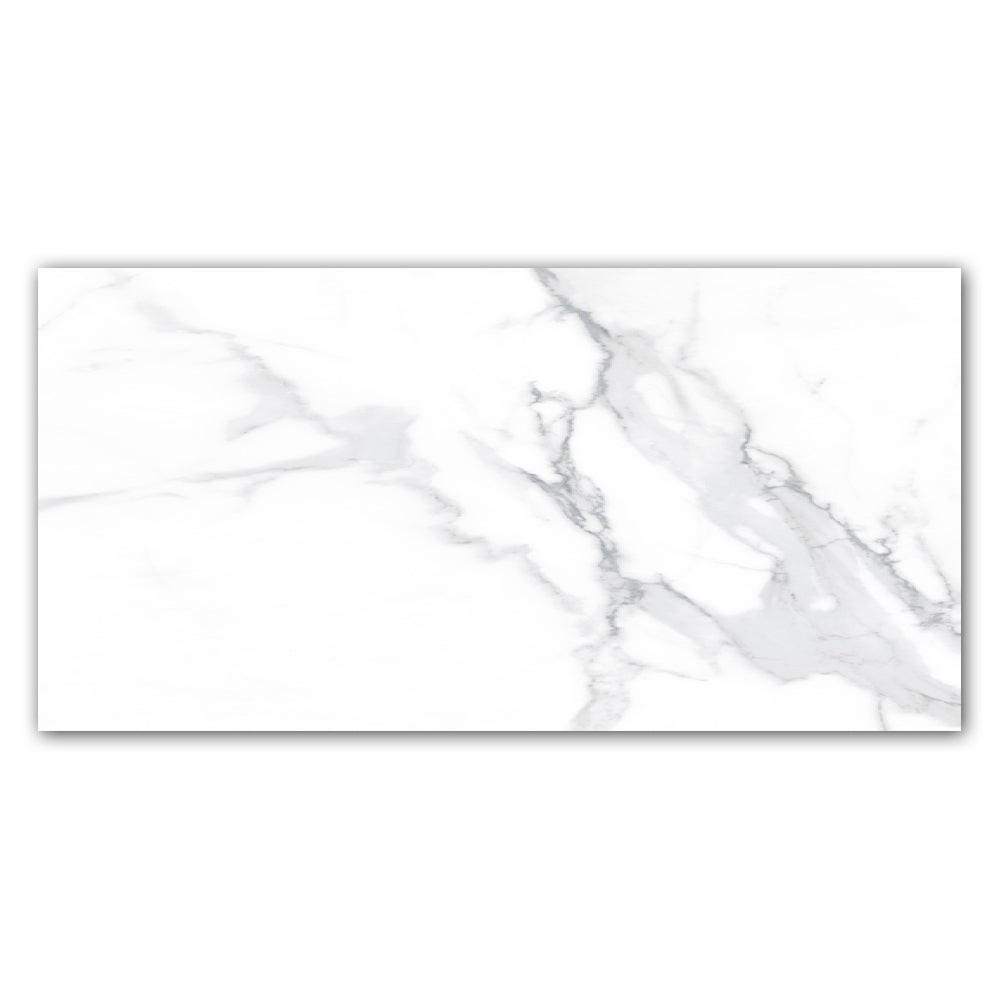 24x48 La Monde Calacatta Light Polished Marble Look Porcelain Tile 24x48 La Monde Calacatta Light Polished Marble Look Porcelain Tile - American Tile Depot