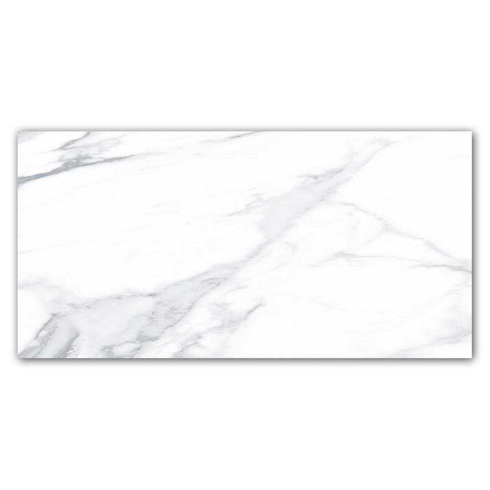 24x48 La Monde Calacatta Light Polished Marble Look Porcelain Tile 24x48 La Monde Calacatta Light Polished Marble Look Porcelain Tile - American Tile Depot
