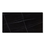 24x48 La Monde Sahara Noir Matte Marble Look Porcelain Tile 24x48 La Monde Sahara Noir Matte Marble Look Porcelain Tile - American Tile Depot