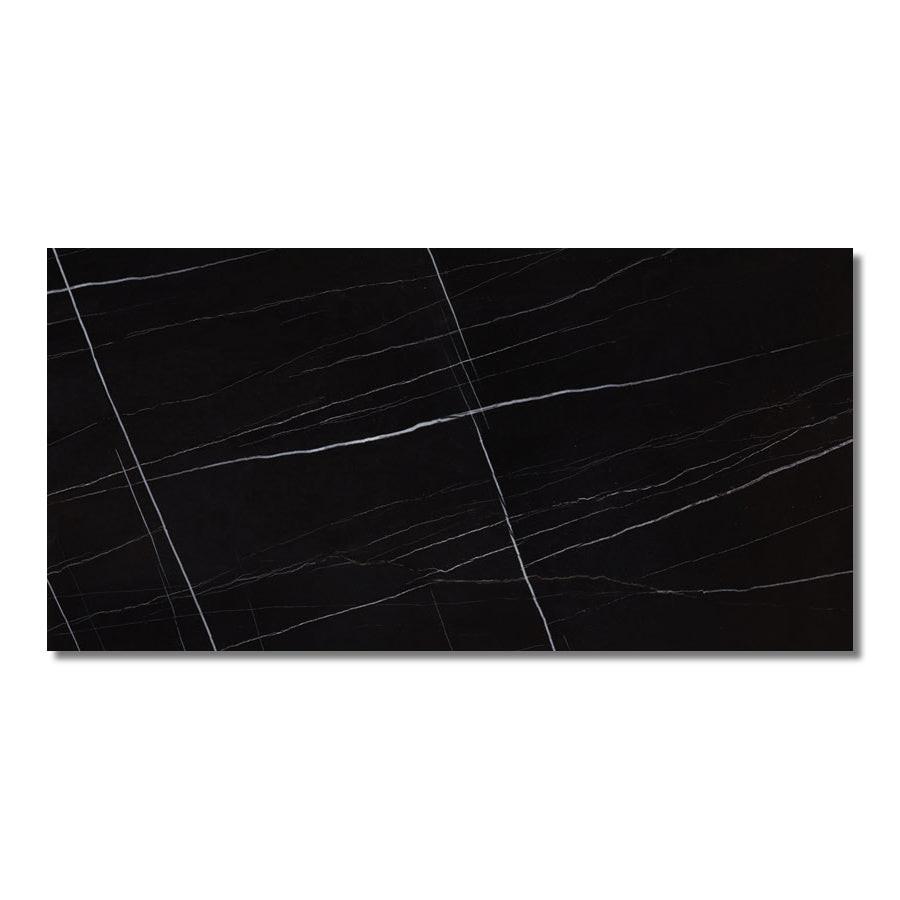 24x48 La Monde Sahara Noir Matte Marble Look Porcelain Tile 24x48 La Monde Sahara Noir Matte Marble Look Porcelain Tile - American Tile Depot